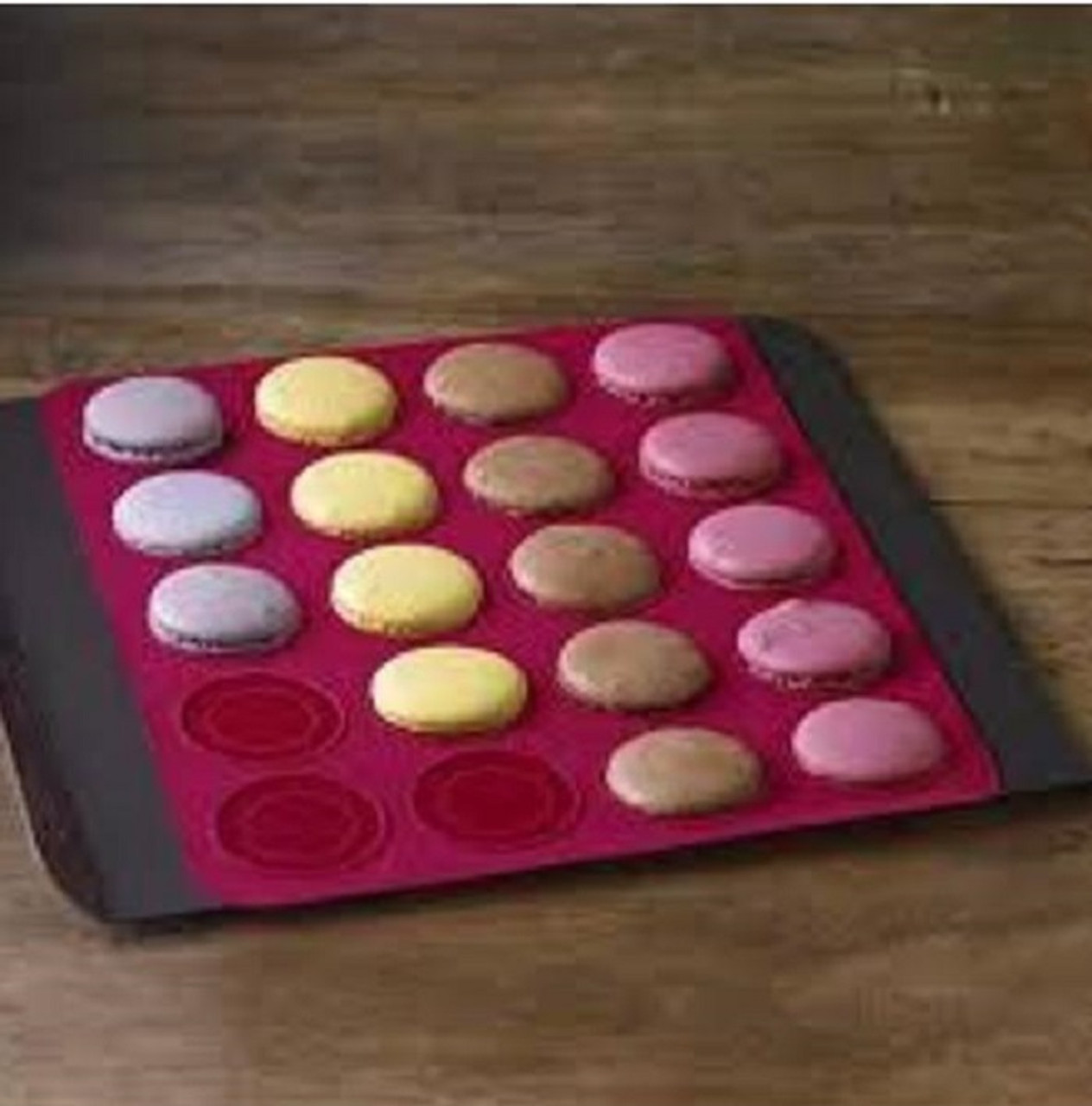 de Buyer Nonstick Silicone Macaron Baking Mat for Pan, Dishwasher