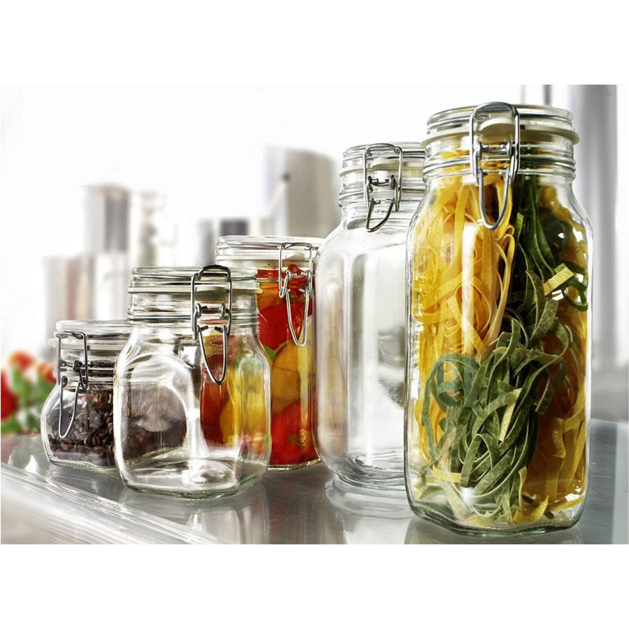 Fido jars can store any dry goods in your pantry