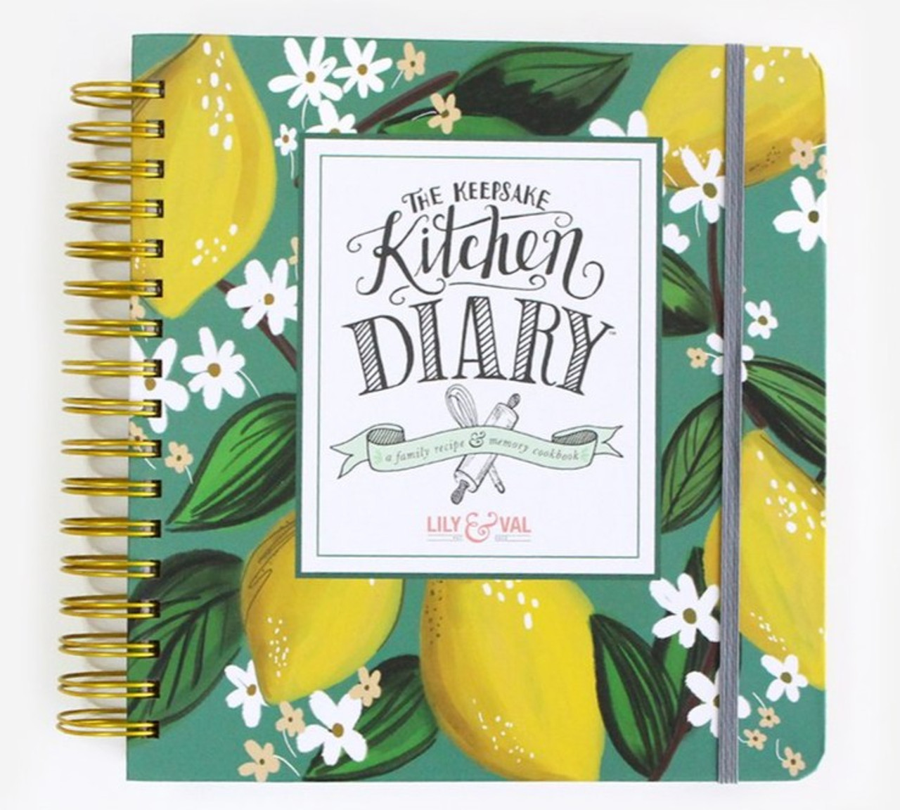 Lily & Val The Keepsake Kitchen Diary - Whimsical Lemons (LV KKD2)