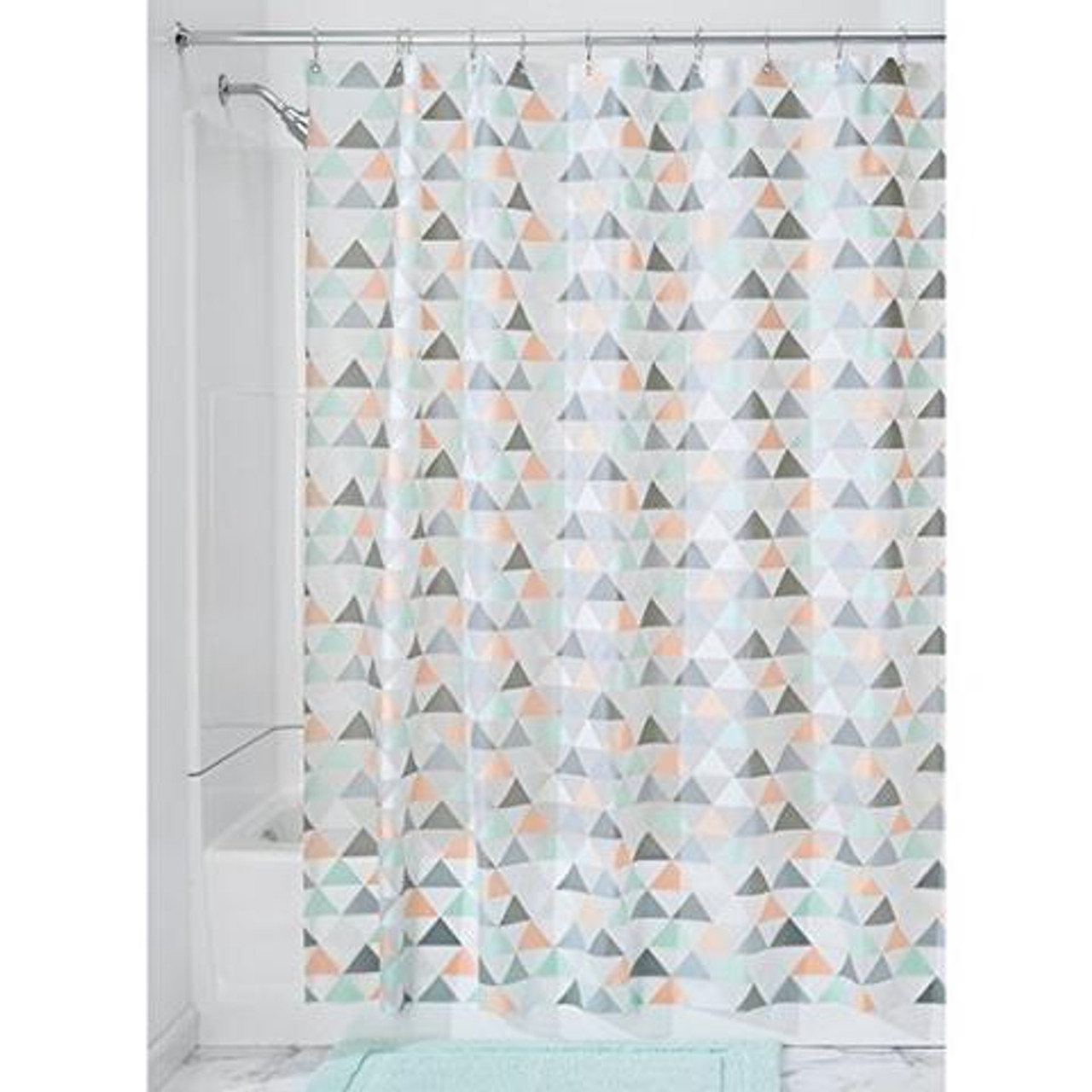 Interdesign PEVA Printed Shower Curtain - Triangles (ID 59841)