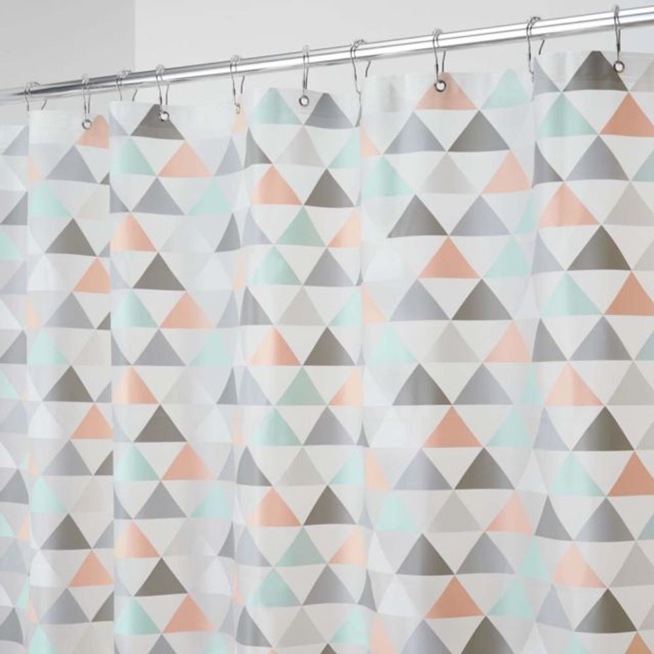 Interdesign PEVA Printed Shower Curtain - Triangles (ID 59841)