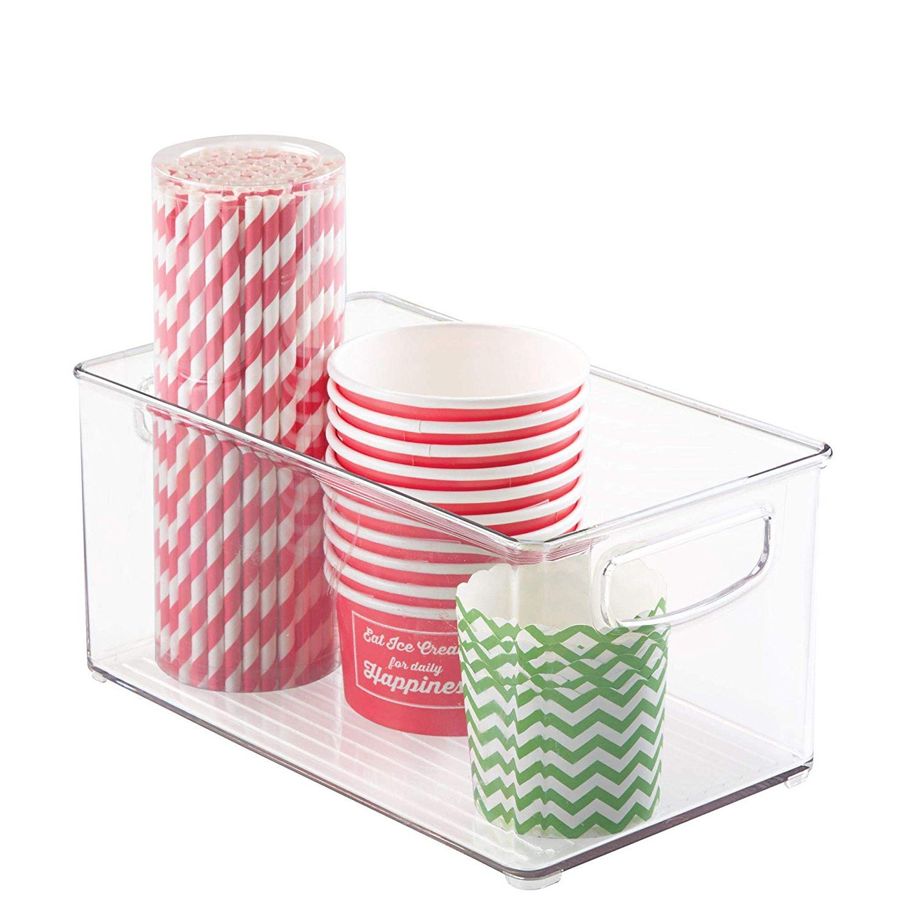 Interdesign Kitchen Binz Storage Box with Handles - Clear (ID 64530) 