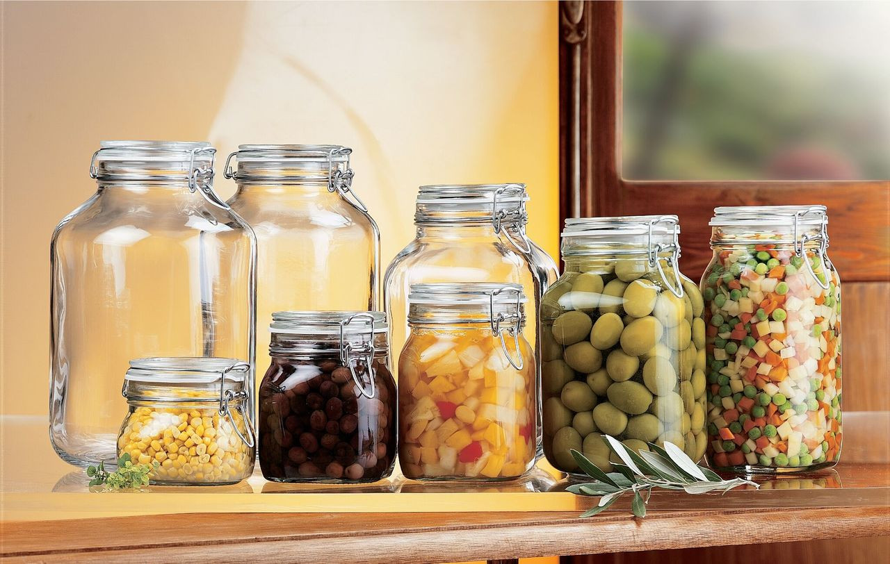 Fido jars are not just for your pantry they look great on the counter.