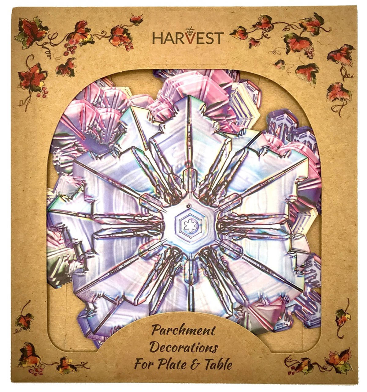 Sisson Parchment Harvest Leaves - Snowflake - Pack of 20 (SD 1113)