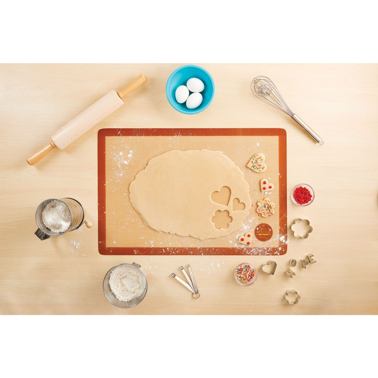 Mrs. Anderson's Baking U.S. Half Size Silicone Baking Mat (HIC 60001)