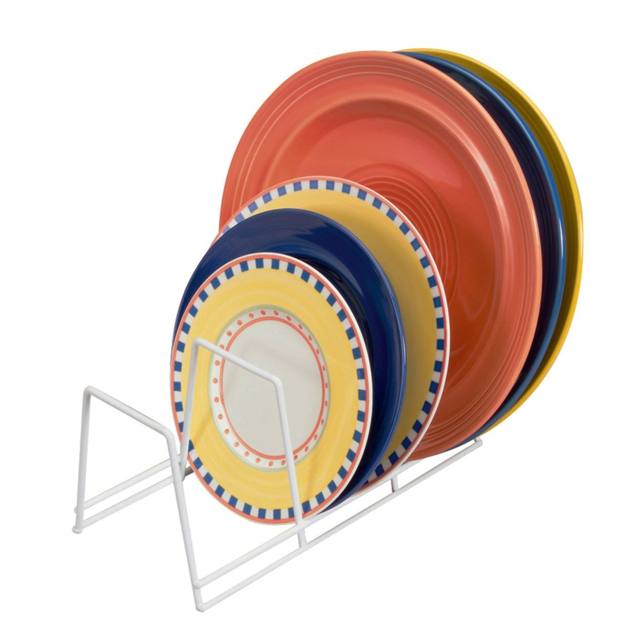 Store plates vertically