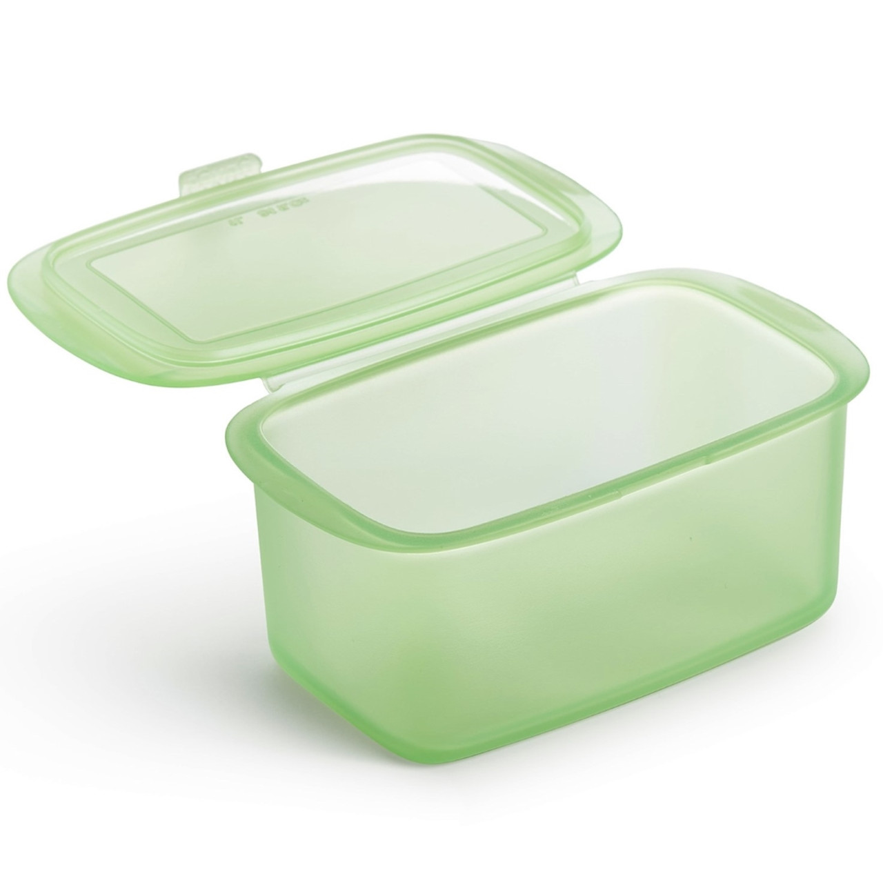 Lékué Reuse & Reduce Collection - Silicone Reusable Box  has a built-in lid 