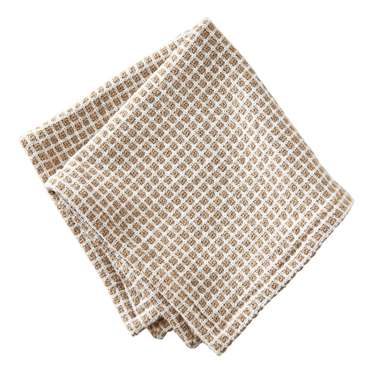 tag® Kitchen + Cloth Collection - Textured Check Dishcloth Set - Linen (TAG G13020)