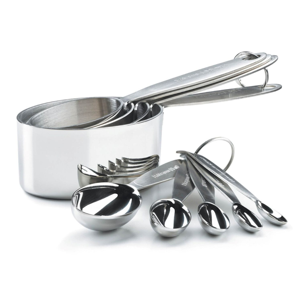 Cuisipro Baking Collection - Stainless Steel Measuring Cups and Spoons Set (BC 747143)