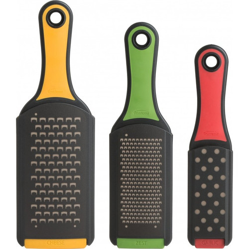 Trudeau Stackable Stainless Steel 3 Piece Grater Set (TR 09912134)