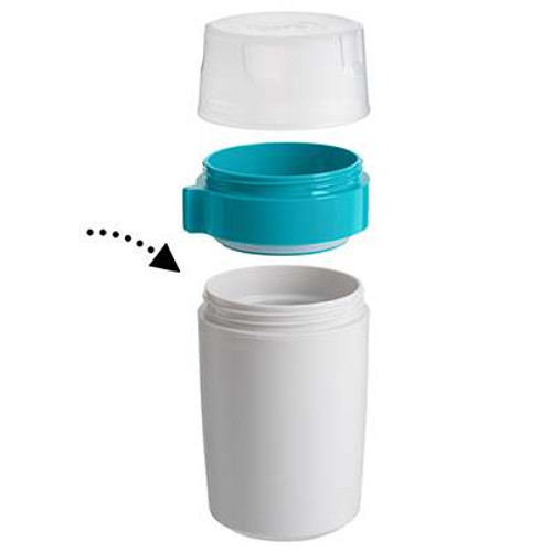 Trudeau Fuel Cereal & Milk Pot - Tropical Blue – Modern Quests