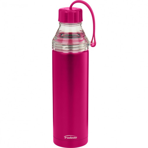 Trudeau Maison Smoothie Stainless Steel Insulated Bottle - 16 oz. - Magenta (TR 04717237)