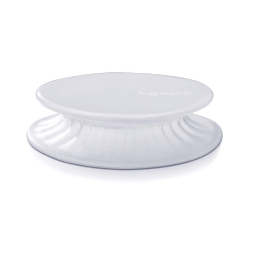  Lékué Reuse & Reduce Collection - Universal Multi-Purpose Silicone Reusable Flexible Lid - 11 cm (4.3 in.) to 11.5 cm (4.5 in.) - Clear (DL 3401300B04U017)