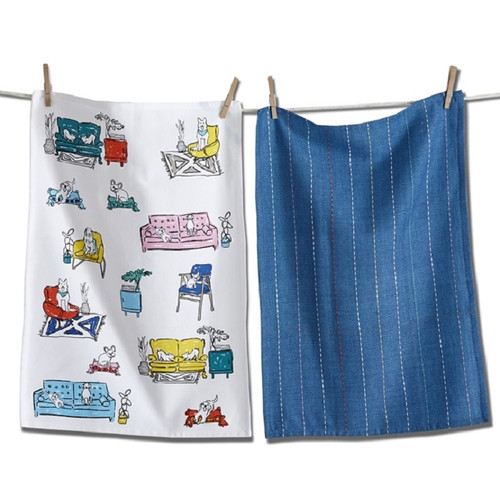 tag Spoiled Dog Dish Towel Set (TAG G11297)