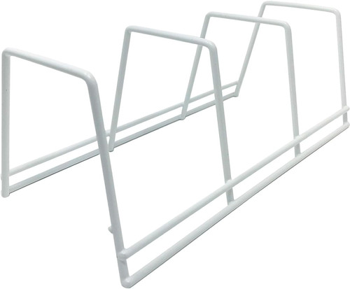 Better Houseware Storage Collection - 3-Section White Plate Rack (BH 1494)