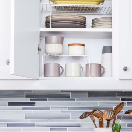 Efficiently Store kitchen and bathroom essentials 