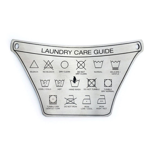 RSVP Laundry Care Guide Magnet (RSVP L-MAG)