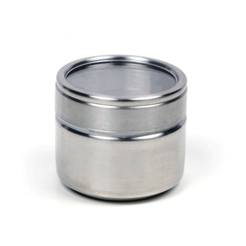  RSVP Endurance® Stainless Steel Collection - Clear-Top Spice Can - 4-Ounce (RSVP KLAR-3)