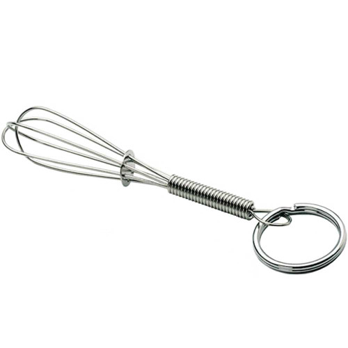 Mian 80025 Stainless Steel Mini Beater Whisk Keychain