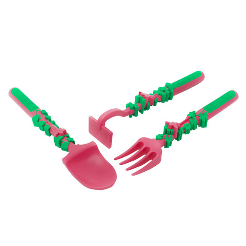 Venn Stack 8 Piece Utensil Set- Red (CB VNUTSETRED)