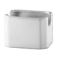 Browne Foodservice White Ceramic Sugar Packet Holder (BC 564001)