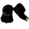 Lazy One Boy's & Girls' Black Bear Paw Slipper