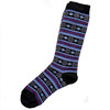 Tey-Art Women's Starry Striped Crew Sock