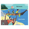 Go, Boats, Go! Board Book by Addie Boswell