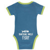 Lazy One Infant Fishing Buddy Short-Sleeve Creeper Onesie