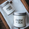 Farm + Sea Grapefruit and Sea Salt Classic Candle