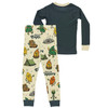 Lazy One Youth Let's Go Explore Long-Sleeve Pajama Set, 2-Piece