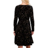 LA Soul Women's Celestial Black Velvet Dress
