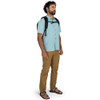 10007393 - Black - daypack on model, 3-quarter front