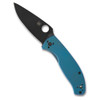 Spyderco Tenacious R.I.L. Blue Titanium Folding Knife