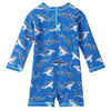 Hatley Infant Baby Boy's Patterned Sharks Long-Sleeve Rashguard Swimsuit