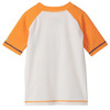 Hatley Boy's Summer Orange Short-Sleeve Rashguard Shirt