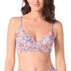 Beach House - Gabar - Swimwear Anywhere Women's Christa Bella FloraWrap Underwire Textured Bikini Top