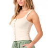 O'Neill Women's Maylee Button Front Tank