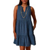 Carve Designs Women's Nellie Linen Dress