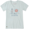 Life is Good Women's Just Add Water Vista Crusher V-Neck T-Shirt