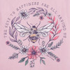 Life is Good Women's Bee Happiness All Around Short Sleeve Tee