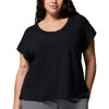 Columbia Women's Daniela Falls V-Neck Short Sleeve T-Shirt - Plus Size