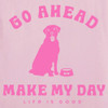 Life is Good Women's Go Ahead Make My Day Crusher-LITE V-Neck T-Shirt
