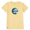 Life Is Good Women's Livin' on Lake Time Short Sleeve Crusher Tee