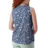 Old Ranch Women's Kassie Split Neck Printed Tank Top