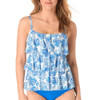 Beach House - Gabar - Swim Anywhere Women's Jane Ruffle Tiered Tankini Top