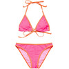 Snapper Rock Swimwear Teen Girl's Sunset Sorbet Charm Triangle Bikini Set, 2-Piece