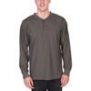 Maxxsel Apparel Men's 2-Button Henley Thermal Long-Sleeve Shirt