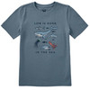 Life Is Good Youth In The Sea Sealife Crusher Short-Sleeve Shirt