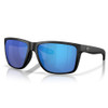 Matte Black / Blue Mirror Lens